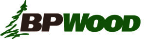 The logo for the company BP Wood